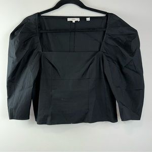 Vince Square Neck Puff Sleeve Blouse Size 4